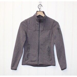 Arc'teryx Women's Heathered Purple Lavender Full-Zip Fleece Covert Jacket XS